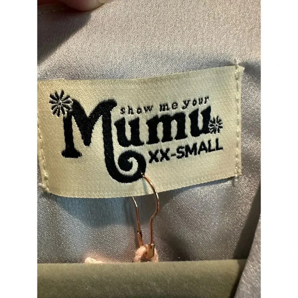 NWT Size‎ XXS Roman Twist Gown In Silver Luxe - Picture 4 of 9